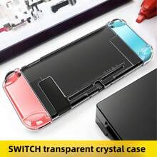 Mumba Case Compatible With Switch OLED, [Thunderbolt Series] Protective Clear Cover With TPU Grip Compatible With New Switch OLED 7 Inch Console And Joy-Con Controller (Clear) - Switch - View 3