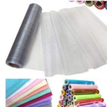 Organza Tulle Fabric, Suitable For Celebration Events And Party Backdrops, Home & Living, Curtains, Hangings, Gift Wrapping, Tabletop Centerpiece Decor, Seasonal Decorations, Tablecloth Centerpieces, Atmosphere Creators, Gift Wrapping Ribbons, DIY Bows, Wedding Arch & Backdrops, Window Decorations, Stair Hangings, For Indoor And Outdoor Holiday Parties