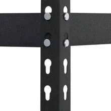 Muscle Rack 48"W X 24"D X 72"H 5-Shelf Steel Freestanding Shelving Unit; 1,000 Lbs. Capacity Per Shelf; Black - 1 - View 5