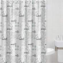 1PC 180*180cm Rèm tắm chống thấm nước 100% PVEA Rèm ngăn phòng tắm hình vuông lớn Rèm tắm ngăn cách khô và ướt Trang trí phòng tắm Phụ kiện phòng tắm mùa hè - Mẫu chữ cái tiếng Anh - Xem 1