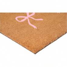 Pink Bow Trio Doormat 24" X 16" Outdoor Entrance Mat Outside Mat Home Mat