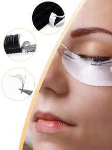 SACKVIS 1S 12 rangs Extensions de cils volume - Forme unique en W, faux cils de vison doux, tressés à la main, pré-façonnés, volume multidimensionnel, extensions à franges aérées pour un regard plein et soyeux Nagara - Beige - Voir 5