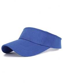Summer Sun Hats Men Women Cotton Adjustable Visor UV Protection Top Empty Solid Sport Tennis Golf Running Sunscreen Baseball Cap
