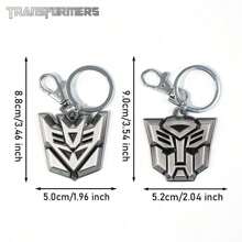 Hasbro 1 件变形金刚官方*金属钥匙扣钥匙扣衬衫裤子夹克多功能装饰酷炫个性化风格派对用品生日圣诞礼物送给家人和朋友