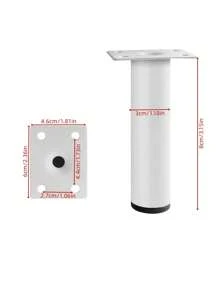 4 件/套现代家具腿，80 毫米/3.15 英寸和 100 毫米/3.93 英寸，重型金属腿，适用于沙发、橱柜、电视柜、梳妆台、书桌 - 彩色 - 查看 10