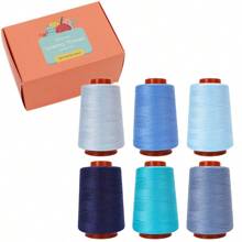 6 Pcs Sewing Thread, All Purpose Sewing Thread, 6 Spools Assorted Colors Each 800 Yards Of Polyester Threads For Sewing Machine, Hand Stitching, Quilting, Serger - 6 Color Combinations - View 16