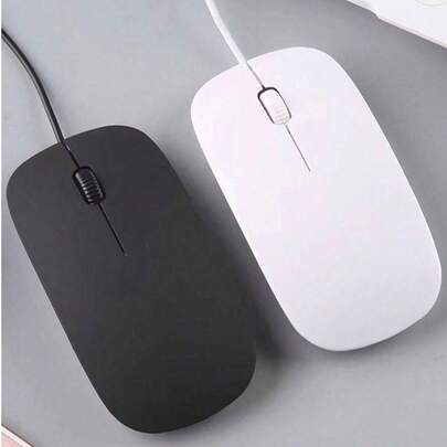 1 个有线鼠标，适用于台式机、笔记本电脑、办公室、家庭、游戏