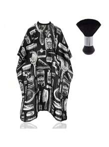 1/2/3 pièces Cape de coiffure professionnelle pour barbier, Cape de coupe de cheveux avec brosse à duster de cou, Tablier de coiffure, Châle de teinture capillaire, Brosse de nettoyage, Bouteille de vaporisateur de salon de coiffure, Bouteille de vaporisateur de coiffure, Bouteille de vaporisateur d'alcool, Bouteille de vaporisateur haute pression, Accessoires de coiffure (Halloween, Costume Party, Robe de fête, Accessoires de festival, Bandeau de jeu de rôle), Rentrée scolaire, Accessoires de voyage, Accessoires pour cheveux pour femmes