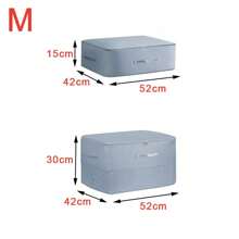 1PC Ultra Space Saving Self Compression Organizer Bedroom Clothes Storage Bags Boxes - Blue - View 2