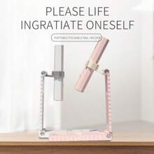 AOYI 适用于凝胶指甲的 USB 迷你指甲灯,便携式快速固化指甲烘干机,带 20 秒/60 秒定时器,紧凑型 LED 灯,适合专业和家庭使用 - 漸層色 - 查看 4