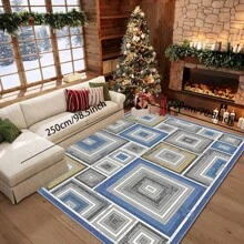 [700g/㎡ 水晶天鹅绒] 1 块现代奢华几何地毯，可机洗，防褪色，防滑，适合节日和任何空间，包括酒店、办公室、沙发、床边、厨房、洗衣房、走廊、门廊、入口、楼梯母亲节 - 彩色 - 查看 11