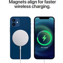 Wireless Charger Compatible With Iphone, Simple & Classic Appearance, Convenient To Carry, Supports Wireless Charging Function Compatible With Apple Series Phones, Supports Magnetic Attachment Compatible With Iphone 12-16 And Wireless Charging For Earphones