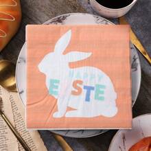 30 unidades de servilletas de papel desechables, adecuadas para fiestas de cumpleaños, Pascua, bodas, fiestas festivas, suministros de fiesta