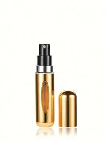 1 pieza Botella de perfume recargable de 5ml con patrón floral portátil, atomizador de viaje mini, dispensador cosmético, decantador de perfume, rociador de niebla recargable, en varios patrones