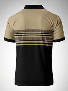 Men's Casual Business Chic Short Sleeve Polo Shirt