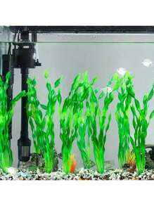 1/5/10 件人造水生植物水族箱植物玻璃容器鱼缸装饰品装饰植物用于装饰鱼缸 - 彩色 - 查看 8