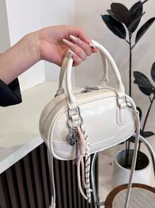 Sac à main de qualité premium pour femme, nouveau design de sac de bowling à la mode, sac polyvalent avec épaule et poignée supérieure