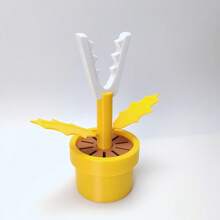 Agarre de Joycon con forma de Planta Piraña | Soporte para Cartuchos de Switch - Regalo perfecto para el día del juego
