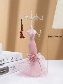 1pc Creative High-Heeled Shoe Shaped Jewelry Organizer And Ring Holder Box,Gift For Valentine's Day Back To School