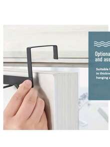 1 cârlig pentru ușă de fier, cârlig mare pentru uși cu cinci rânduri, prosop, cârlig pentru prosoape de baie, suport de depozitare pentru haine și pălării fără găuri