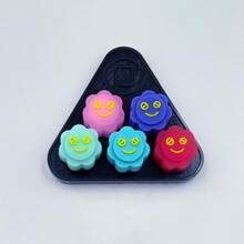 Gonggi Stones，韩国鱿鱼传统游戏捕捉韩国传统反射挑战游戏玩具，GonGgi韩国游戏韩国民间经典迷你抓石手眼协调游戏 - 彩色 - 查看 9