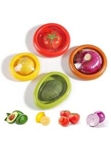 Contenedor universal de silicona para frutas y verduras, rejilla reutilizable para almacenamiento de alimentos, sello elástico fresco para la nevera