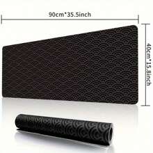 1 miếng lót chuột lớn màu đen họa tiết trừu tượng có 5 kích cỡ - màu đen - Xem 6