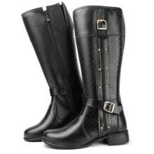 Women Fashion Boots - màu đen - Xem 4