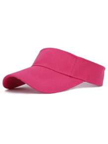 Summer Sun Hats Men Women Cotton Adjustable Visor UV Protection Top Empty Solid Sport Tennis Golf Running Sunscreen Baseball Cap