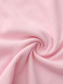 二合一短款上衣 黑白拼接性感针织背心 女士修身上衣