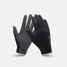 1 Pair Unisex Thin Cycling Gloves, Touchscreen Friendly, Non-Slip Palm, UV Protection, Suitable For Outdoor Sports Riding Driving In Spring, Summer, Autumn