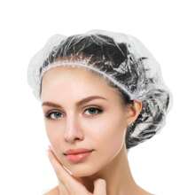 50个/100个/300个透明浴帽防水洗发染发帽、发膜和精油护理加热帽