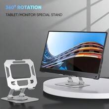 Laptop Stand Aluminum Alloy Metal Rotatable Foldable Notebook Bracket Phone Plate Support Base Computer Accessories