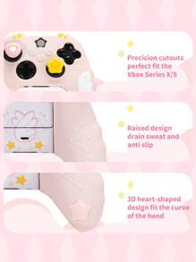 GeekShare Silicone Skin Game Controller Cover With 2 Thumb Grip Caps And 2 Stickers