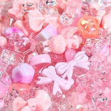 50 克/包 混合款式 混合颜色 亚克力散珠 适用于手链项链 珠宝制作用品 DIY 手工配件 - 隨機混款 - 查看 16
