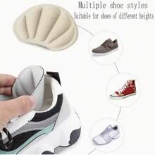 柔软透气的防滑鞋跟垫衬里，缓冲垫可防止摩擦和滑动，可调节适合所有运动鞋 - 彩色 - 查看 2