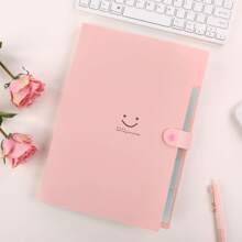 Cute Candy 5 Pocket Folder With 8-16Labels, Letter Size Expanding Organizer, Portable Accordion File,Aesthetic Paper Folder For School Office,Folders For Documents - 10 Colors Optional,Back To School,School Supplies