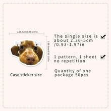 50 stuks Teckel Oranje Kat Knutselbenodigdheden & Stickers, Pet Friend Graffiti Stickers, Katten Hondenhok Decors, Scrapbook Stempels/Stickers, Anime Posters Vakantie Decors, Mode Liefde Voor Cadeaus Telefoons Laptops Notebooks, Lente, Buiten
