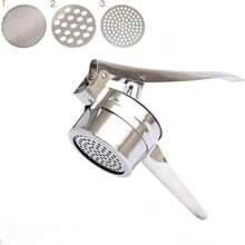 1pc/Set Stainless Steel Multi-Function Potato Masher And Manual Fruit Juice Extractor, Suitable For Home And Restaurant