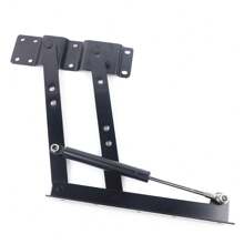 YUNRUX 2 bisagras de resorte ajustables para mesa de centro elevable con marco elevador para muebles. - Negro - Ver 6