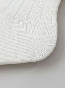 mini bala Girls' Breathable Cotton Socks, Summer Sweat-Free Design, 3 Packs - Beige - View 5