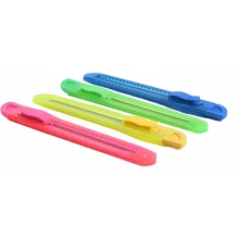 Set Of 12 Cutters With 9 Mm Blades In 4 Colors - Precision Tools For Precise And Durable Cuts - 彩色 - 查看 2