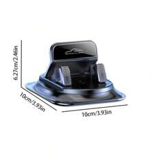 [Customer Favorite] 360° Rotatable Car Phone Mount - ABS Material, Silicone Non-Slip Pad - Dashboard Compatible With Car, Office, Home Use