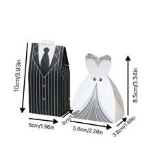 50 sztuk pudełek na słodycze w stylu western, pudełka na słodycze dla panny młodej i pana młodego, pamiątki ślubne, na Dzień Matki, prezenty dla druhen, prezenty z okazji ukończenia szkoły, prezenty urodzinowe, prezenty ślubne