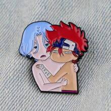 1 Stück unendliches Skateboard Brosche zweidimensionales Anime Zubehör, Emaille Metall Abzeichen- Legierung Humor Pin - einzigartiges Modeaccessoire für unvergesslichen Stil Pin für Kleidung Tasche Charm Schule