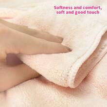Miniso Soft Touch, Fast Drying Speed, Cute Cartoon Pattern Bath Towel, Suitable As Birthday Gift, Holiday Gift, Girls' Dormitory Supplies, Easter Gift, Rama Gift, Student Dormitory Bathroom Supplies - Pink - View 3