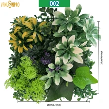 1 pieza Planta artificial decorativa para exteriores de 25cm*25cm/9.84pulg*9.84pulg, follaje artificial para exteriores, decoración de boda, decoración del hogar, decoración de pared, planta artificial, césped, flores artificiales, apta para decoración de bodas, decoración del hogar, decoración de exteriores