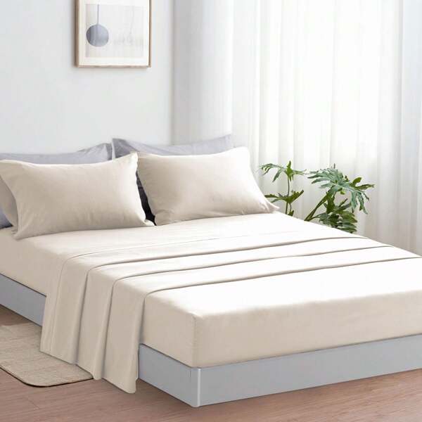 Set Lussuoso di Biancheria da Letto 3/4 Pezzi|1 Lenzuolo Sopra Resistente, 1 con Angoli Morbido, 1/2 Federe|Microfibra di Alta Qualità, Ultra Morbida, Antipiega, Ipoallergenica, Facile da Pulire|Adatto a Tutte le Stagioni|Taglie: Singolo, Piazza e Mezza, Matrimoniale, King|Ideale per Casa, Hotel, Ospiti|Perfetto come Regalo per Famiglia e Amici