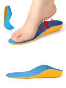 Sports Insoles For Men And Women, Sweat-Absorbing, Breathable, Elastic, Shock-Absorbing, Soft Sole, Long-Term Standing, Comfortable Running Shoes Insoles, PU Material