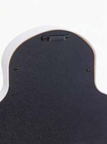 1 件不对称壁挂镜，创意独特装饰镜，时髦波浪镜 16.14"X9.84" 不对称边框白色镜子适用于浴室客厅装饰化妆品收纳盒 - 彩色 - 查看 7